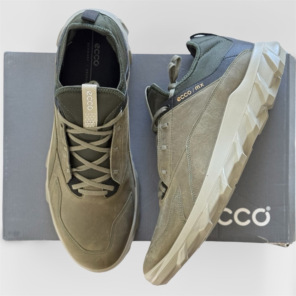 NIB Ecco MX Outdoor Hiking Shoe in Grape Leaf Nubuck - Men's 12-12.5 | EU 46